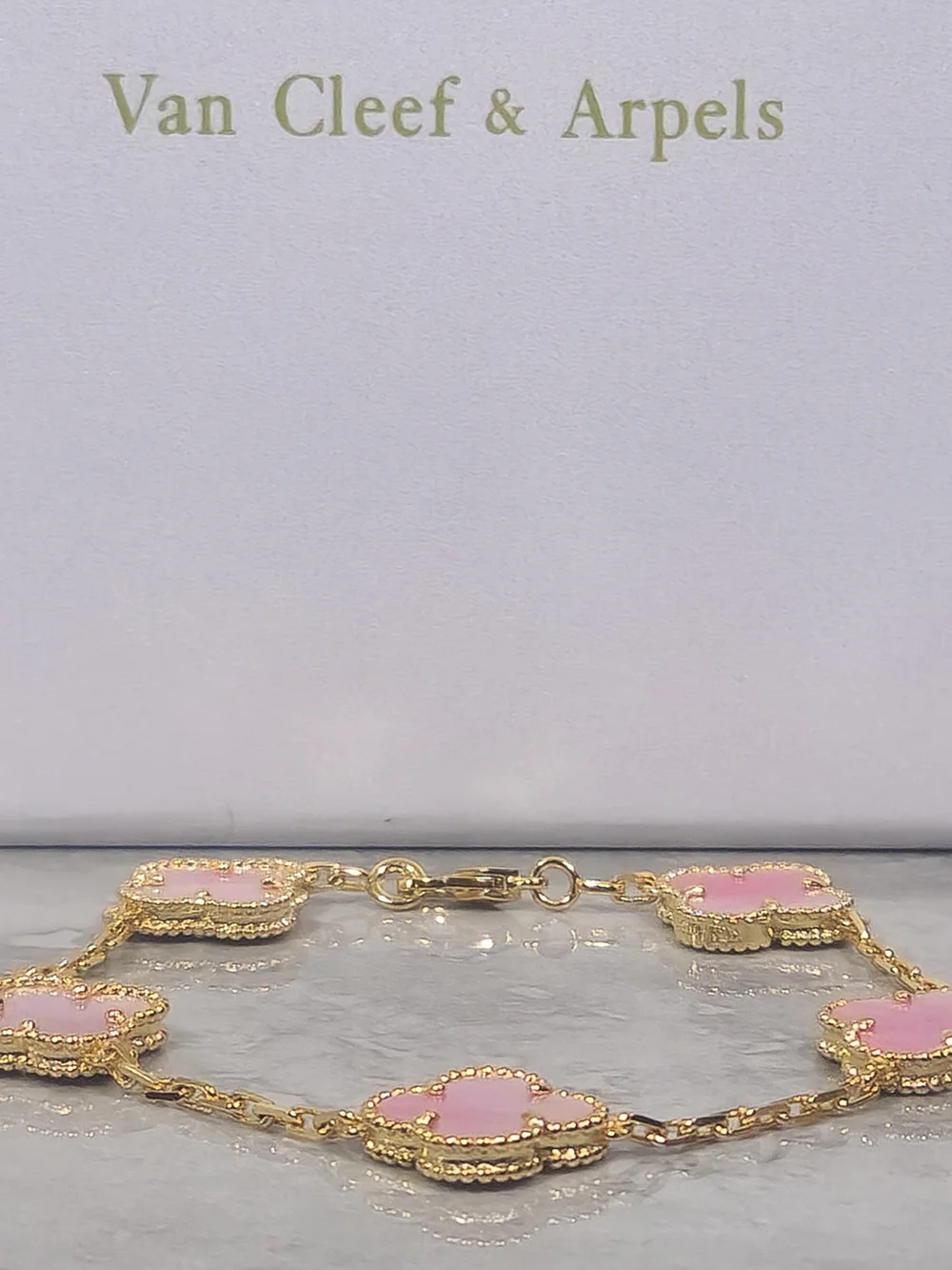 Van Cleef & Arpels Pink Alhambra Bracelet ✨️